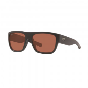 Costa Sampan Sunglasses - Polarized - Matte Black with Copper 580P