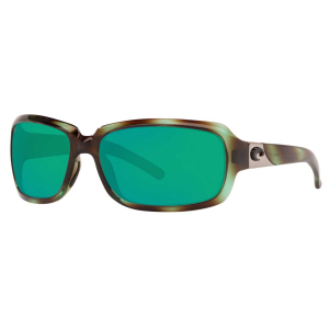 Costa Isabela Sunglasses - Women's - Polarized - Tortoise with Green Mirror 580P