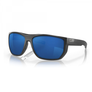 Costa Santiago Sunglasses - Polarized - Net Black with Blue Mirror 580G