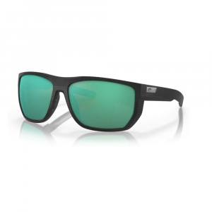Costa Santiago Sunglasses - Polarized - Net Black with Green Mirror 580G