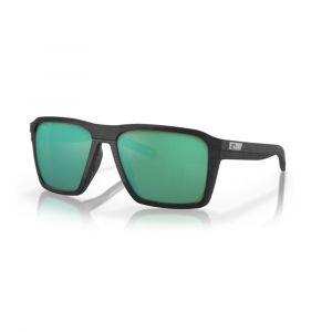 Costa Antille Sunglasses - Polarized - Net Black with Green Mirror 580G