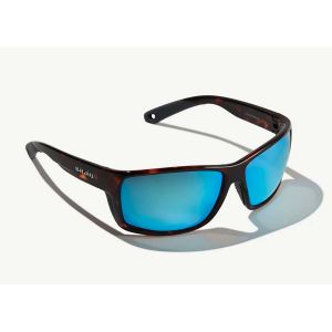 Bajio Bales Beach Sunglasses - Polarized - Dark Tortoise Gloss with Blue Glass