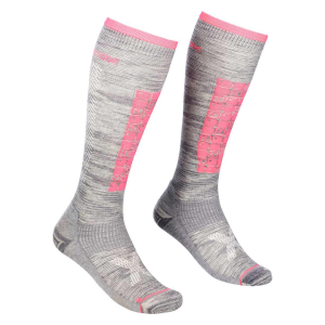 Ortovox Ski Compression Long Socks - Women's - Grey Blend - 35-38