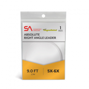 Scientific Anglers Absolute Right Angle Nymph Leader 12' - 1 Pack - Clear - 5X-6X