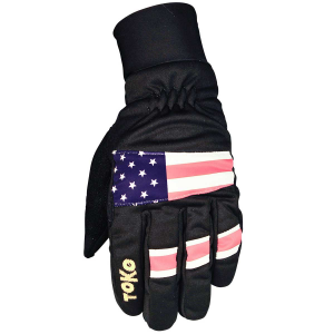 Toko Thermo Plus Gloves - Black and Flag - 6