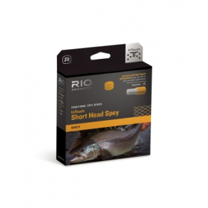 Rio InTouch Short Head Spey Line - Blue and Orange and Straw - 10/11F - 730gr