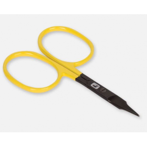 Loon Ergo Precision Tip Fly Tying Scissors - Yellow - One Size