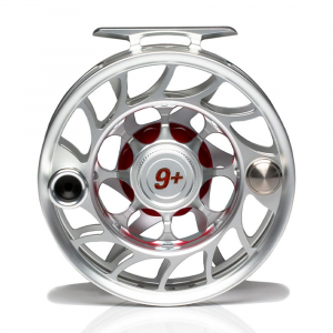 Hatch Iconic Fly Reel - 9 Plus - Clear Red - Large Arbor