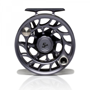 Hatch Iconic Fly Reel - 5 Plus - Grey and Black - Mid Arbor