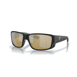 Costa Tuna Alley PRO Sunglasses - Polarized - Matte Black with Sunrise Silver Mirror 580G