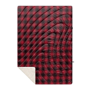 Rumpl Sherpa Puffy Blanket - Ombre Plaid - 1 Person