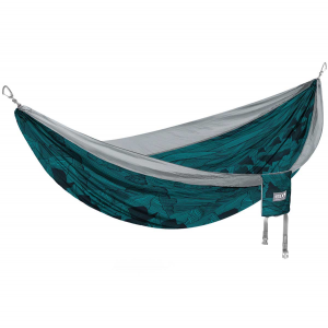 Eno Double Nest Print Hammock - Mountains to Sea and Grey