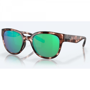 Costa Salina Sunglasses - Polarized - Coral Tortoise with Green Mirror 580G