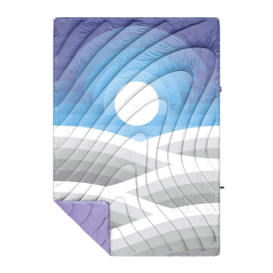 Rumpl Original Puffy Blanket - Winter Thick Lines - 1 Person