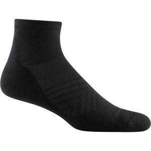 Darn Tough 1/4 UL Coolmax Run Sock - Men's - Black - M