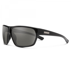 Suncloud Boone Sunglasses - Polarized - Black with Grey