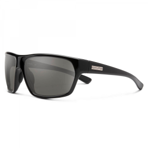 Suncloud Boone Sunglasses - Polarized - Black with Grey