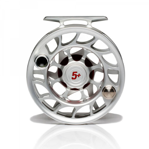 Hatch Iconic Fly Reel - 5 Plus - Clear Red - Mid Arbor