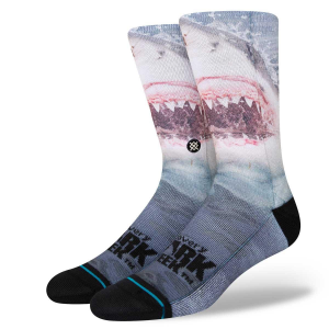 Stance Pearly Whites Crew Sock - Blue - L