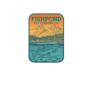 Fishpond Solitude Sticker - One Color - 5in