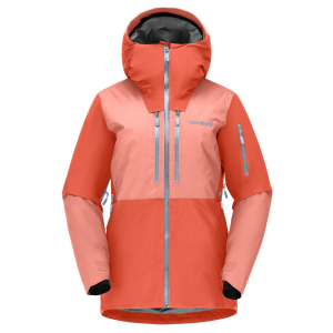 Norrona Lofoten Gore-Tex Thermo100 Jacket - Women's - Orange Alert and Peach Amber - L