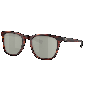Costa Sullivan Polarized Sunglasses - Matte Tortoise with Grey Silver Mirror 580G