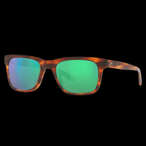 Costa Tybee Polarized Sunglasses - Shiny Tortoise with Green Mirror 580G