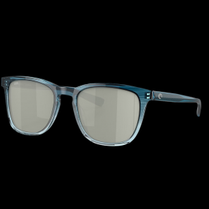 Costa Sullivan Polarized Sunglasses - Shiny Deep Teal Fade with Grey Silver Mirror 580G