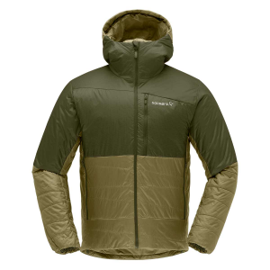 Norrona Falketind Thermo60 Hooded Jacket - Men's - Olive Night and Olive Drab - L