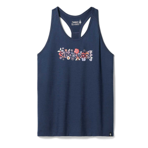 Smartwool Floral Meadow Graphic Tank Top - Women's - Deep Navy - L