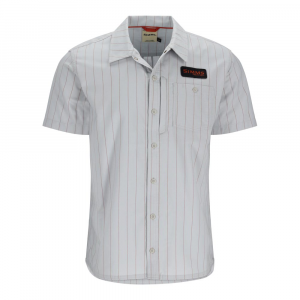 Simms Shop Shirt - Men's - Sterling and Clay Stripe - M
