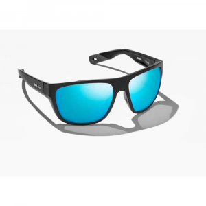 Bajio Las Rocas Sunglasses - Polarized - Black Matte with Blue Plastic