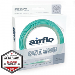 Airflo Superflo Ridge 2.0 Flats Universal Taper 9' Clear Tip - Clear and Aqua - WF10F