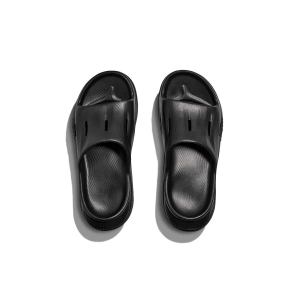 Hoka Ora Recovery Slide 3 Sandal - Black and Black - 10/12