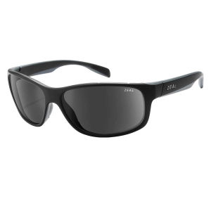 Zeal Sable Sunglasses - Polarized - Matte Black with Dark Grey