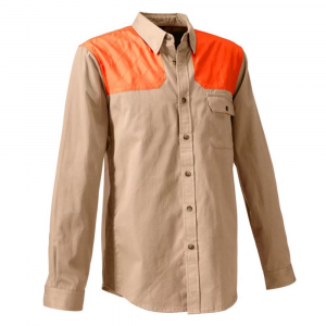 Orvis Midweight Shooting Shirt - Men's - Sand and Blaze - L