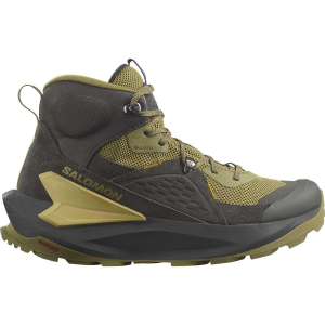 Salomon Elixir Mid GTX Shoe - Men's - Black and Dried Herb and Southern Moss - 8.5