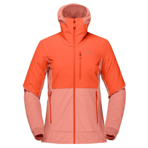Norrona Lofoten Hiloflex 200 Hooded Jacket - Women's - Orange Alert and Arednalin - XS