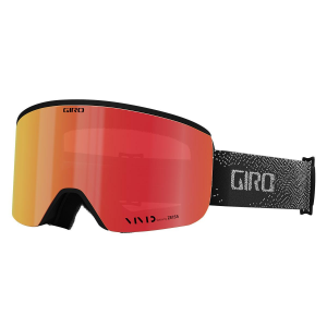 Giro Axis Goggle with Bonus Lens - Black and White Bit Tone with Vivid Ember
