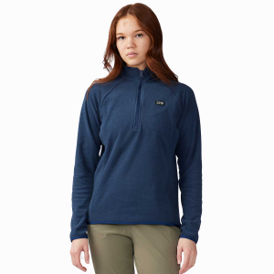 Mountain Hardwear Microchill 1/4 Zip Pullover - Women's - Outer Dark Heather - L