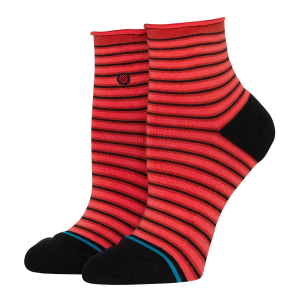 Stance Red Fade Quarter Sock - Women's - Red Fade - M