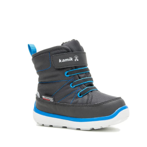 Kamik Luge T Boot - Toddlers' - Black and Light Blue - 10