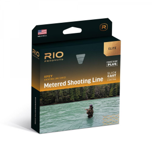 Rio Elite Metered Shooting Line - Orange and Grey - .026''/20lb