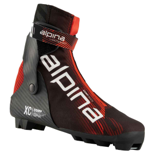 Alpina Comp Skate Boot - Red and White and Black - 46