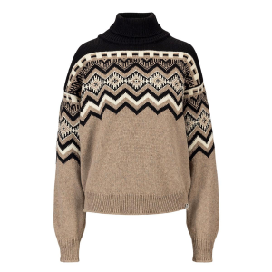 Dale Of Norway Randaberg Sweater - Women's - Brownmel Black Off White - L