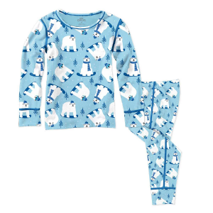 Hot Chillys Originals Print Set - Toddler - Polar Bear - 2T