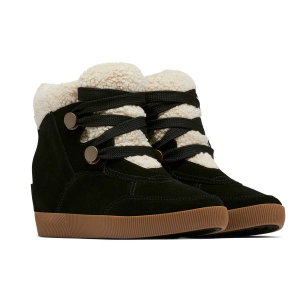 Sorel Out N About Cozy Wedge - Women's - Black and White - 6.5