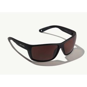 Bajio Bales Beach Sunglasses - Polarized - Black Matte with Copper Glass