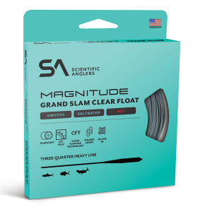 Scientific Anglers Magnitude Smooth Grand Slam - 10' Clear Tip Floating Fly Line - Horizon and Clear - WF8F