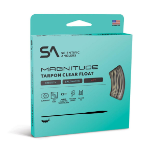 Scientific Anglers Magnitude Smooth Tarpon - 12' Clear Tip Floating Fly Line - Sand and Clear - WF10F